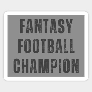 Fantasy Football Champion Magnet